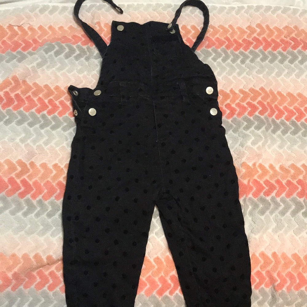 Black overalls